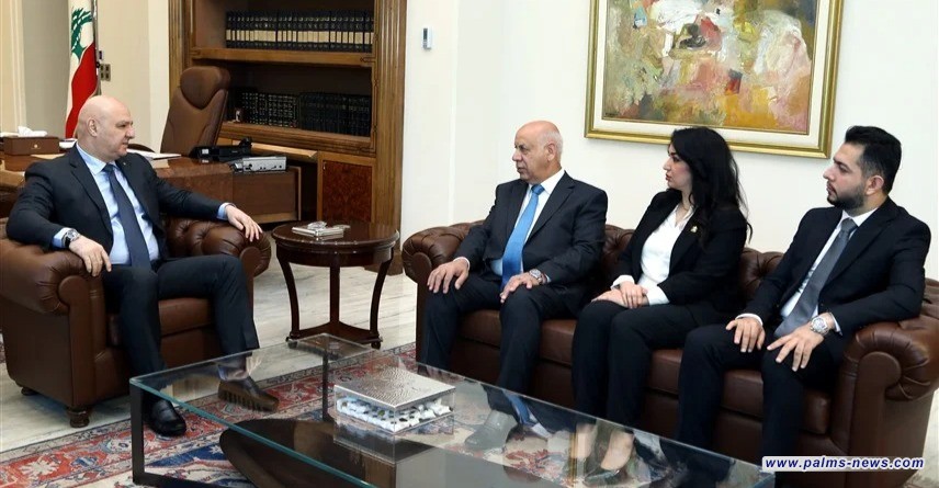 الرئيس اللبناني يتسلم دعوة رسمية من نظيره العراقي لحضور "قمة بغداد"